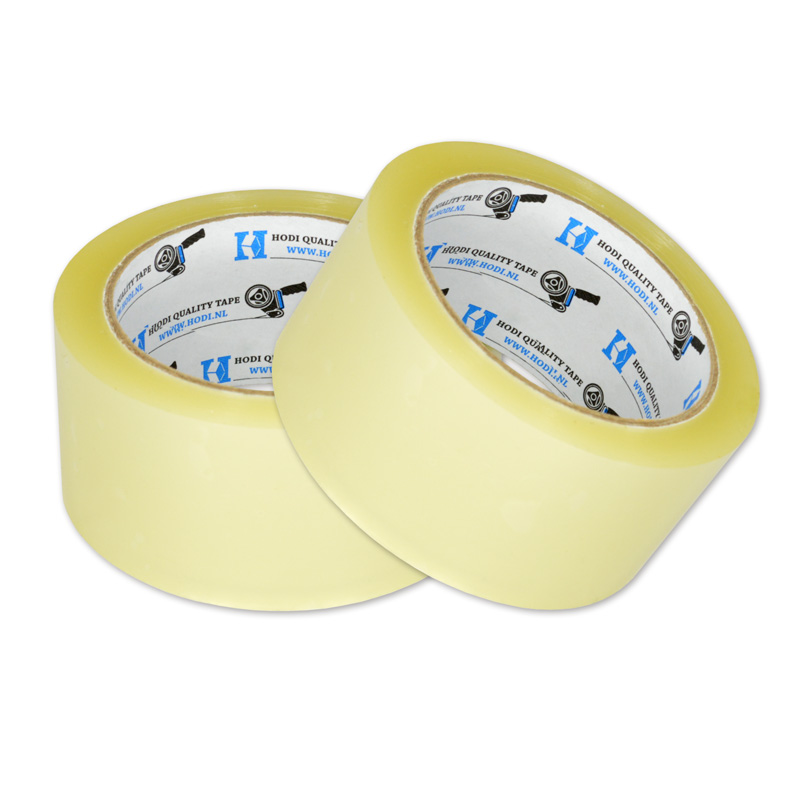 Hodi Quality - PP Acryl low noise tape - 50mm x 66m - 32 my - transparant